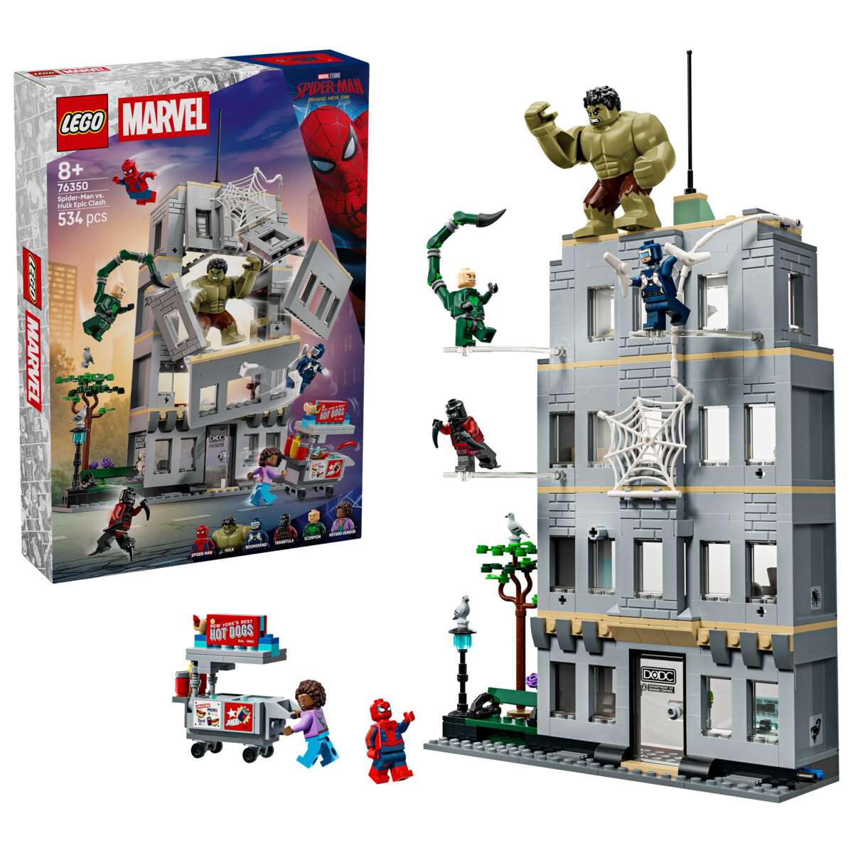 LEGO® ǀ Marvel Episk oppgjør mellom Spider-Man og Hulk 76350