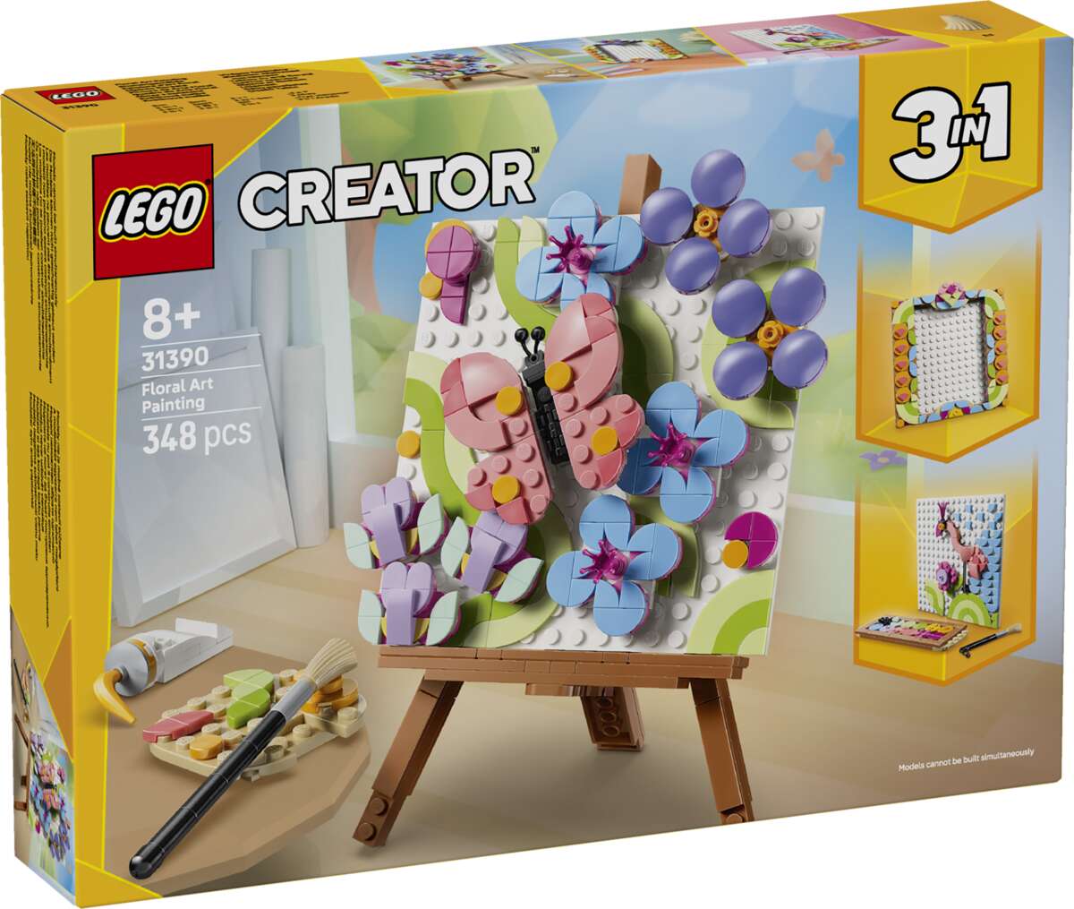 LEGO® Creator 3-i-1 Dekorativt blomstermaleri 31390