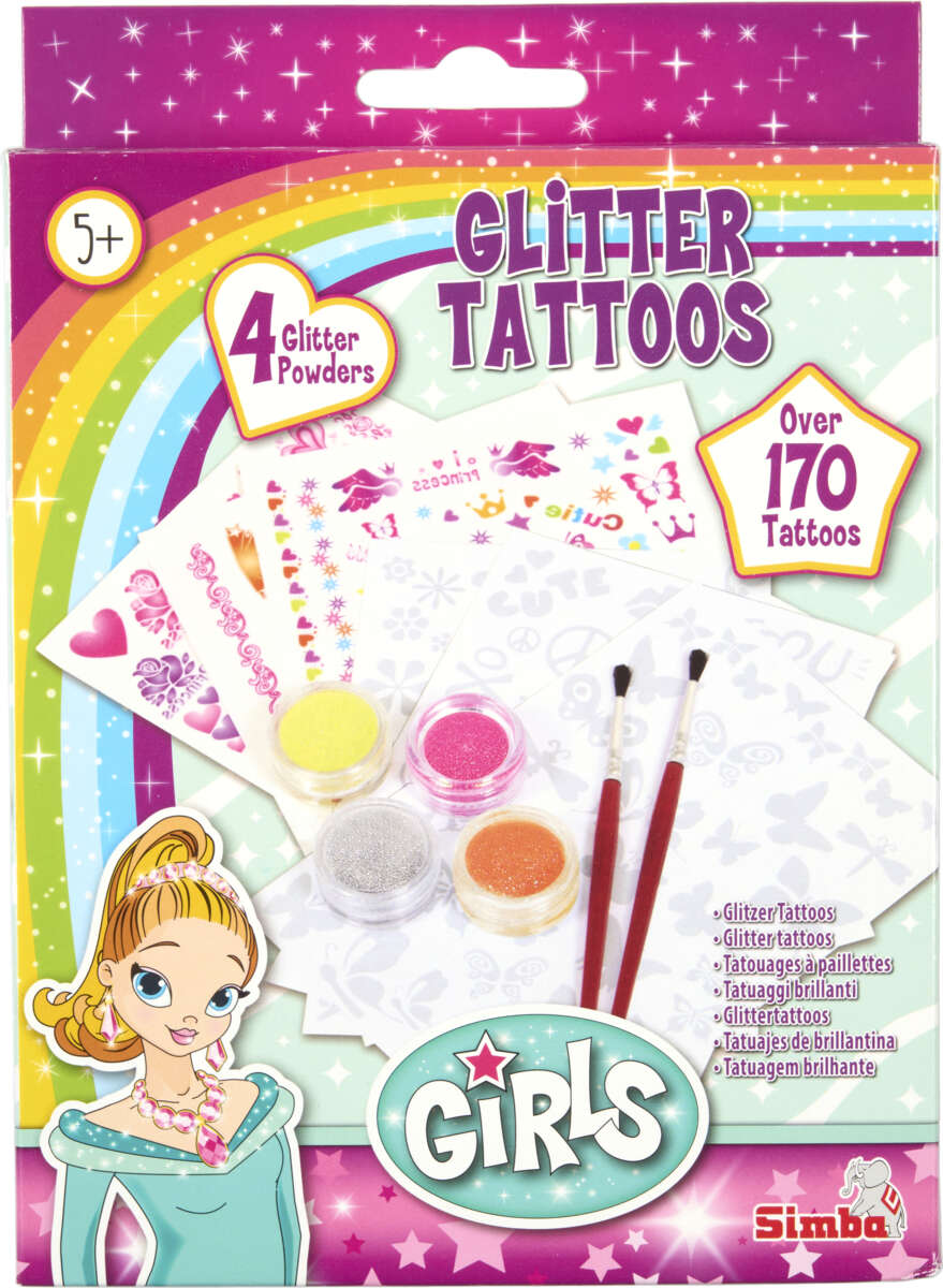 Girls by Steffi glitter tatoveringer
