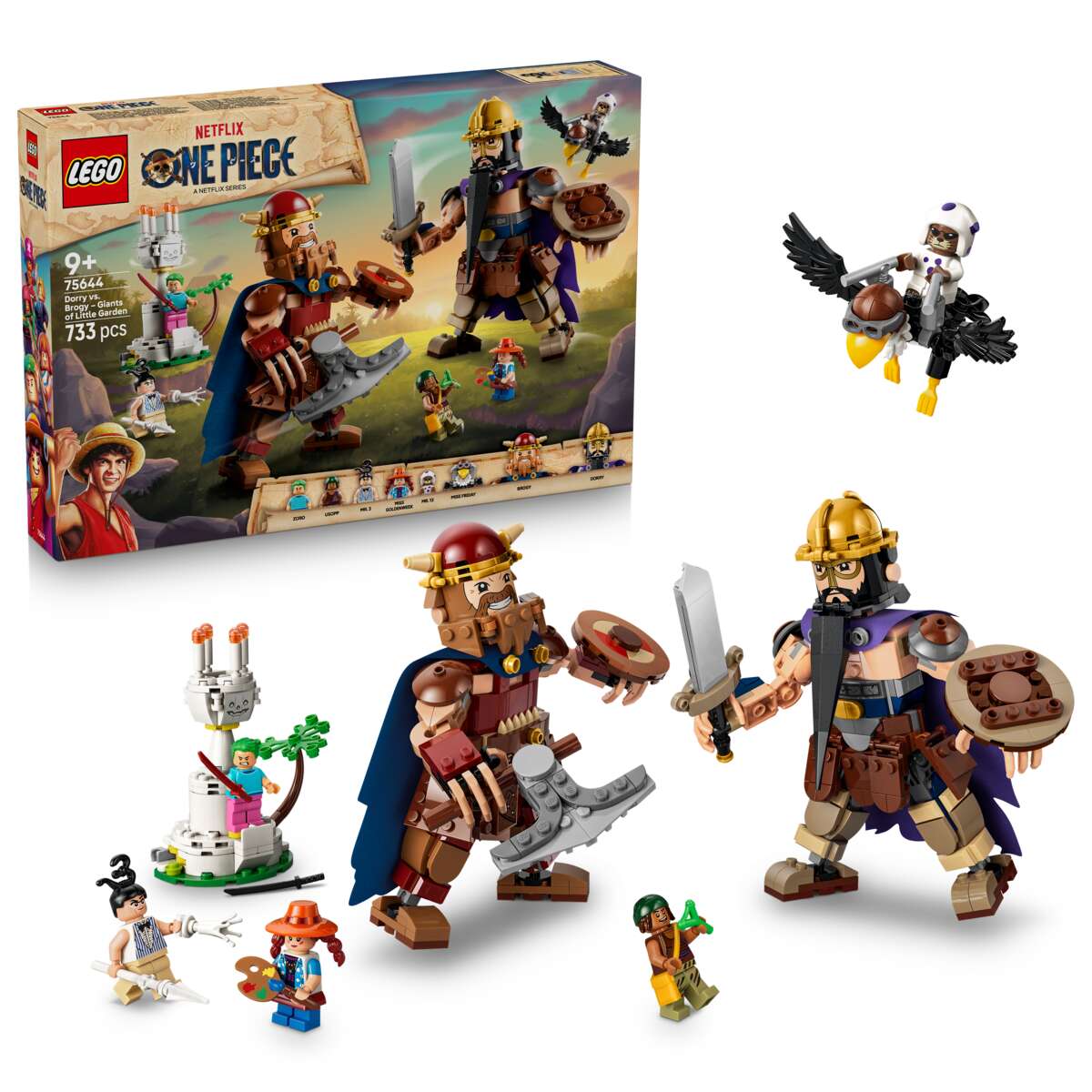 LEGO® ONE PIECE Dorry mot Brogy – kjempene fra Little Garden 75644