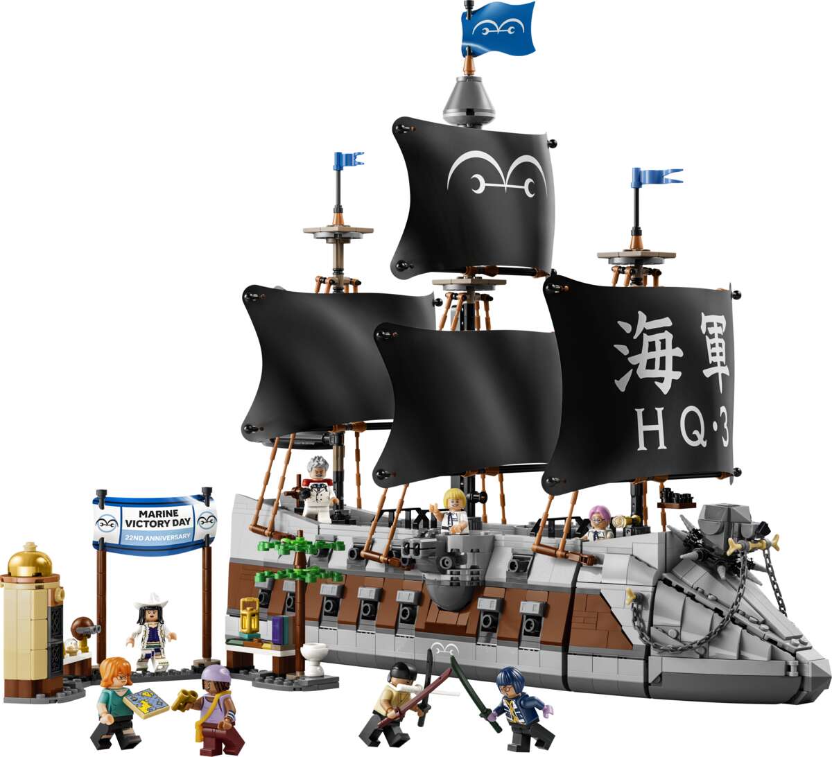 LEGO® ONE PIECE Garps krigsskip 75646
