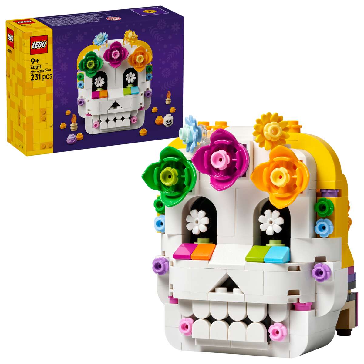 LEGO® De dødes alter Día De Los Muertos-hodeskalledekor 40811