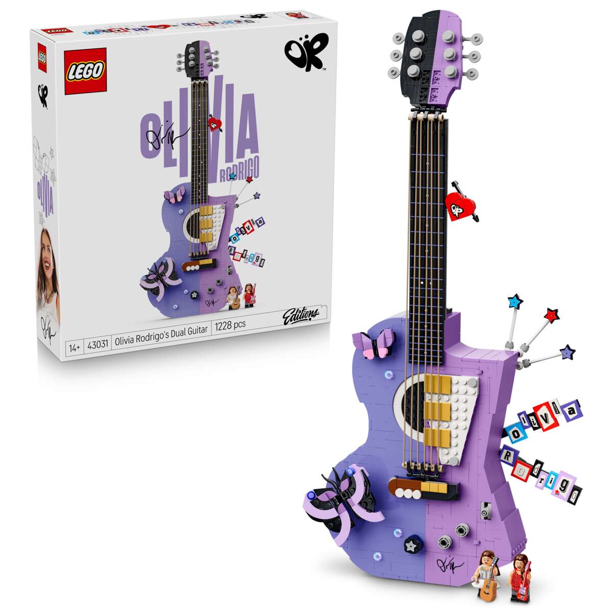 LEGO® Editions Olivia Rodrigos dobbelgitar 43031