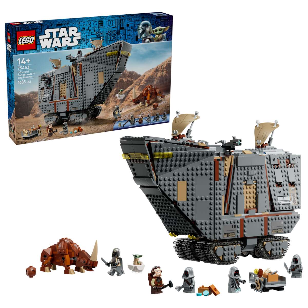 LEGO® Star Wars™ Offworld Sandcrawler™ og Mudhorn 75453