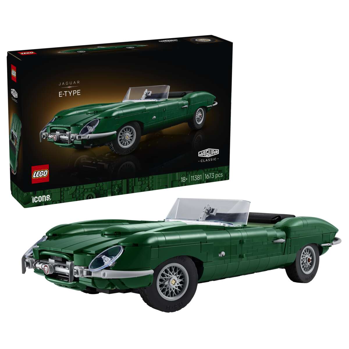 LEGO® Icons Jaguar E-type 11381