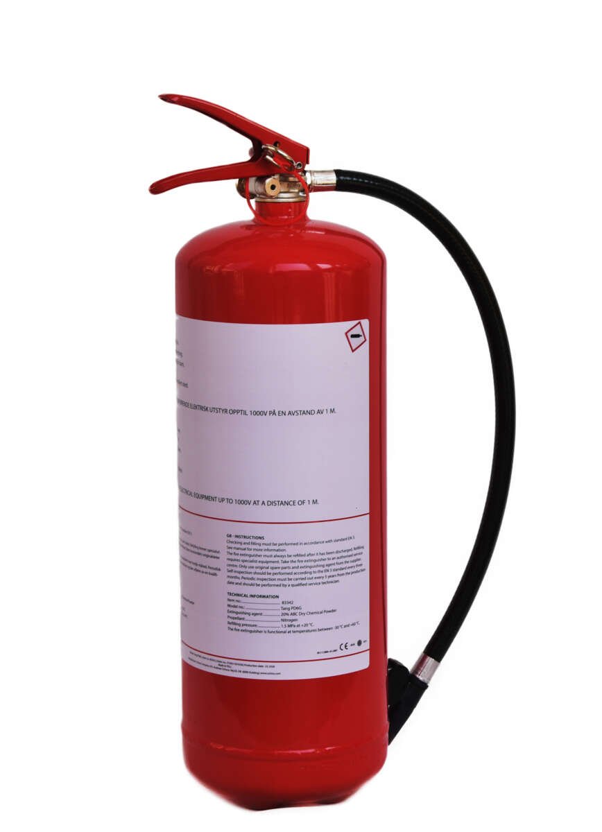 No-flame pulver 43A-233B brannslukker