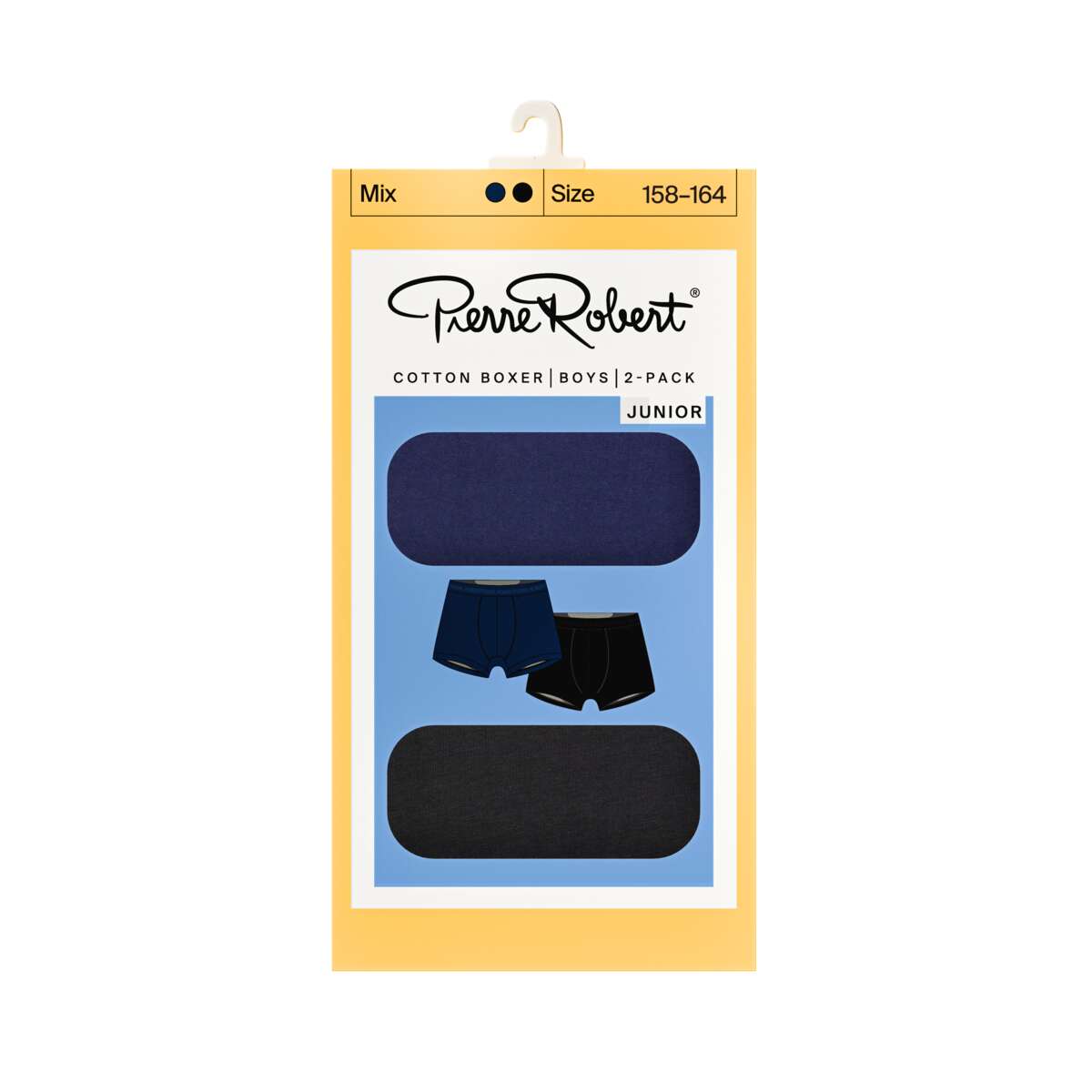 Pierre Robert Cotton Boxer 2-pk barn og junior