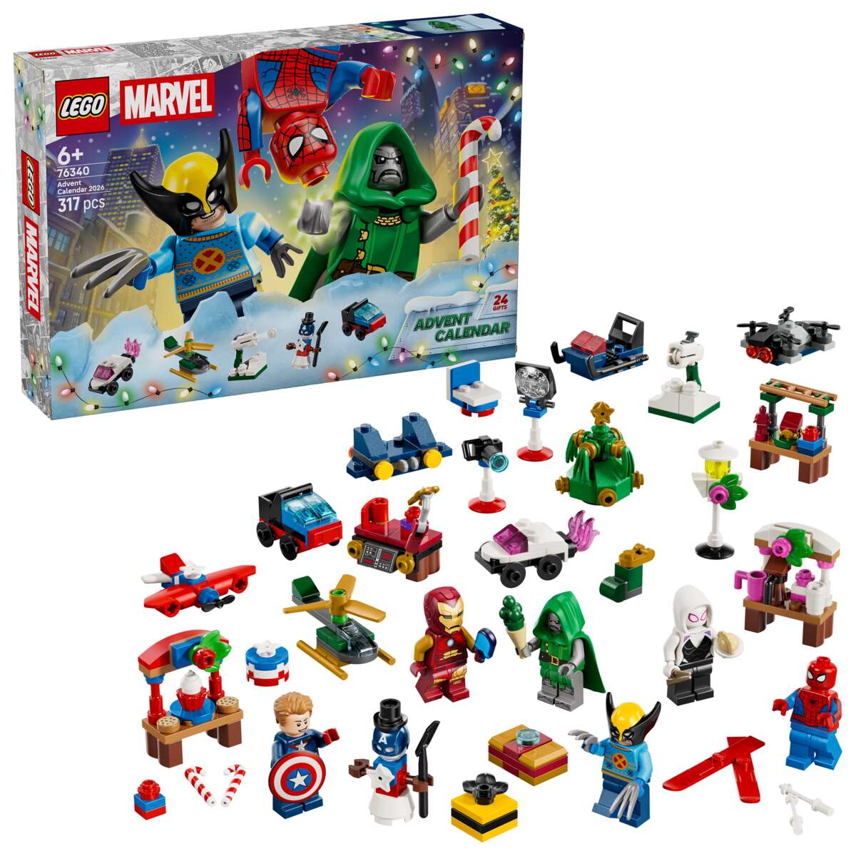 LEGO® ǀ Marvel Julekalender 2026 76340
