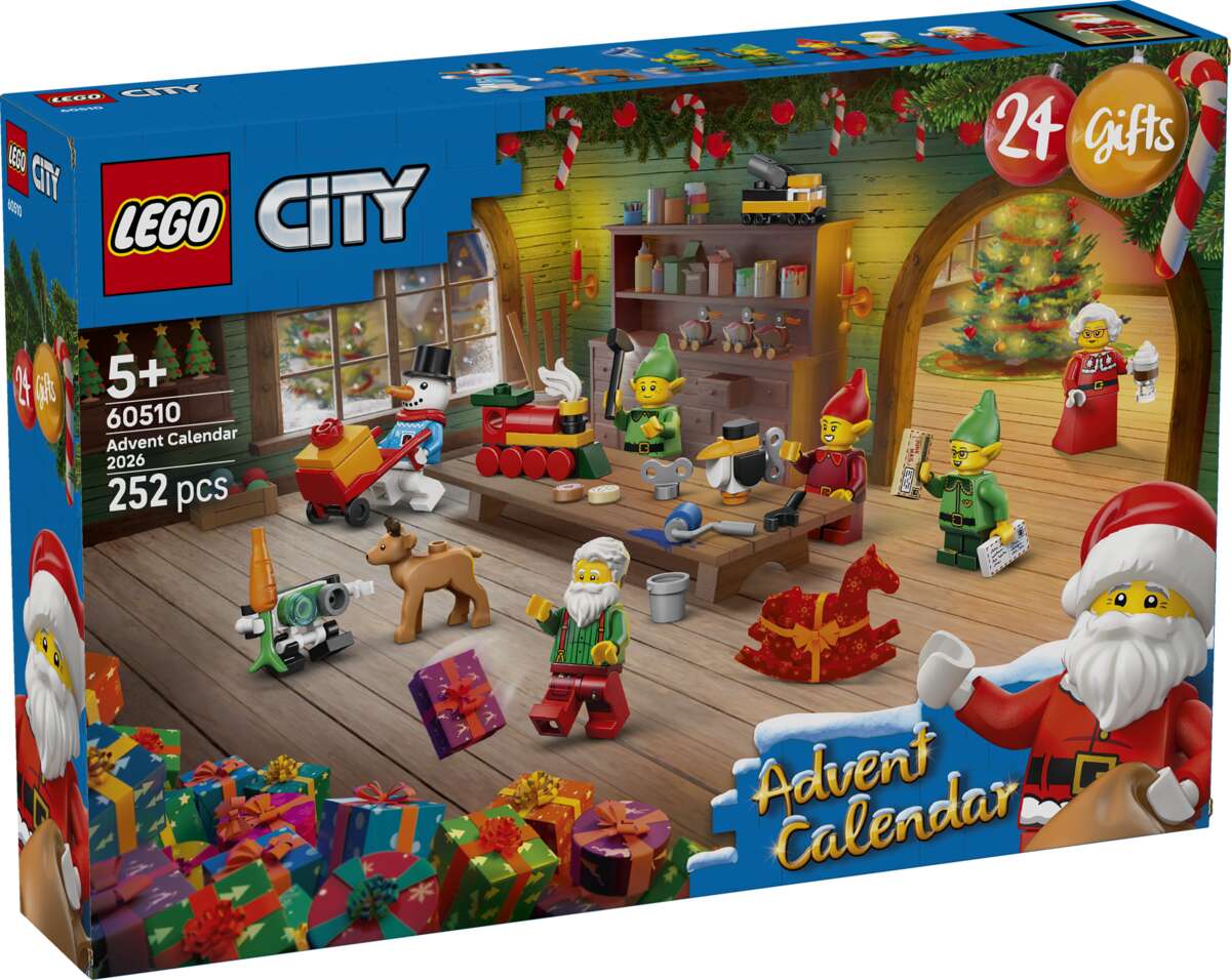 LEGO® City Julekalender 2026 Julenissens verksted 60510