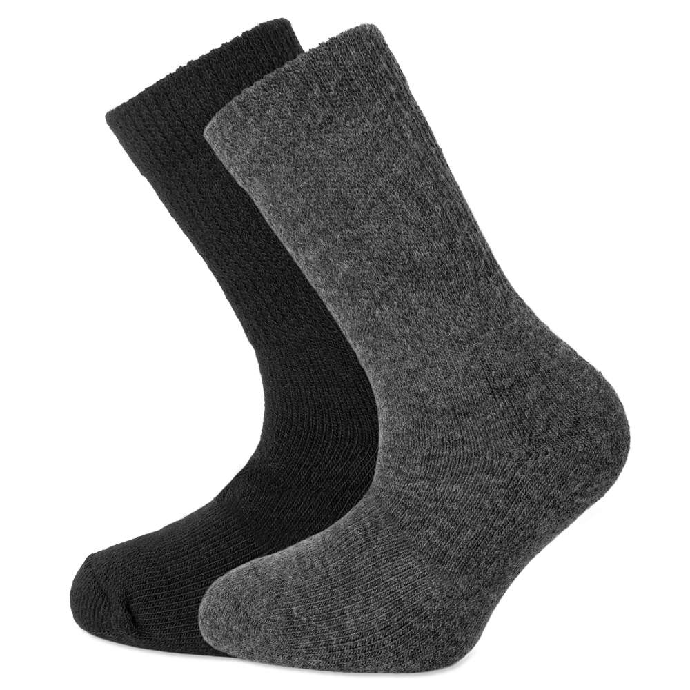 Pierre Robert tykk ullsokk 2-pk barn