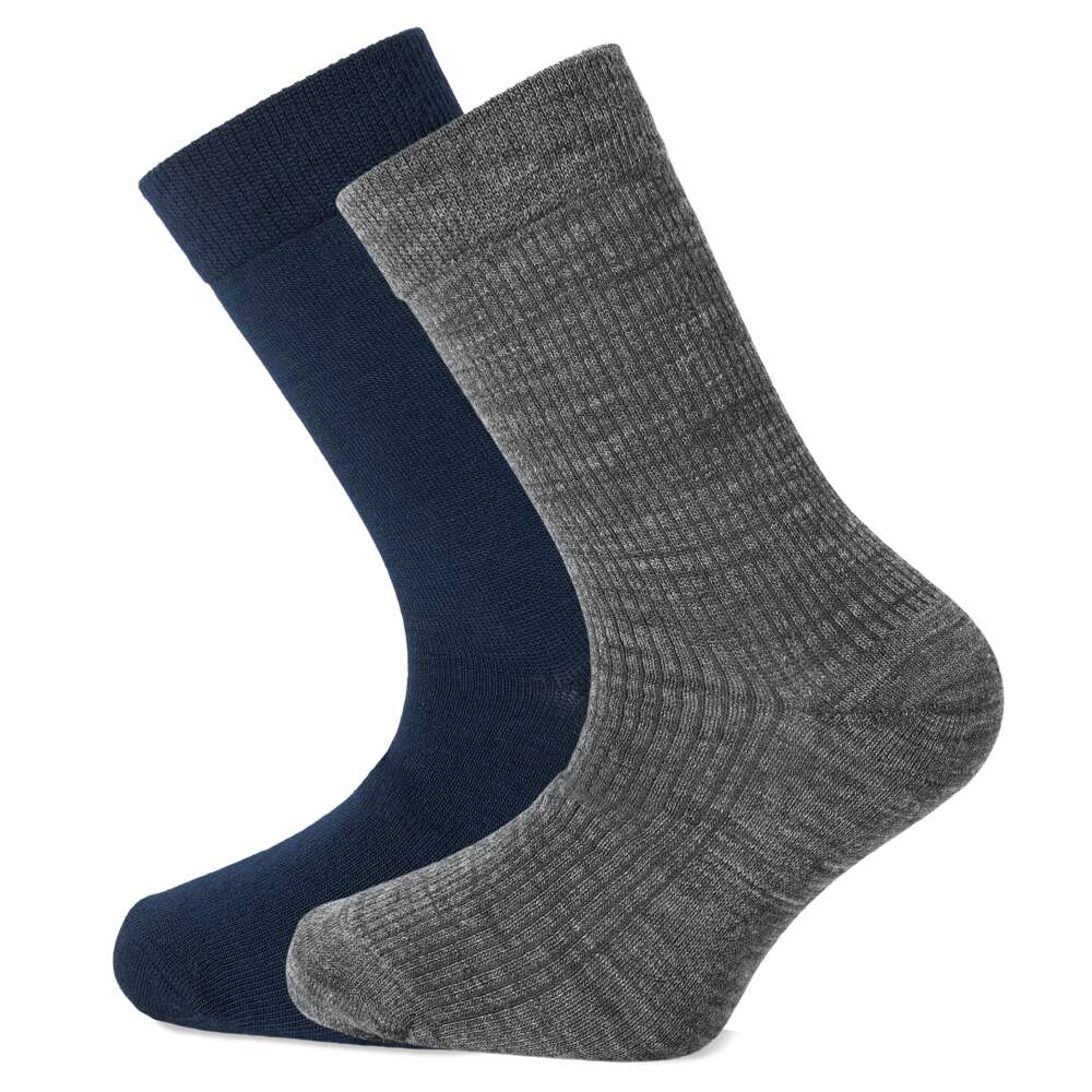 Pierre Robert tynn ullsokk 2-pk barn