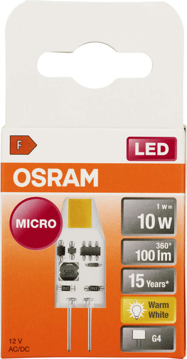 Osram LED Pin Micro G4 lyspære