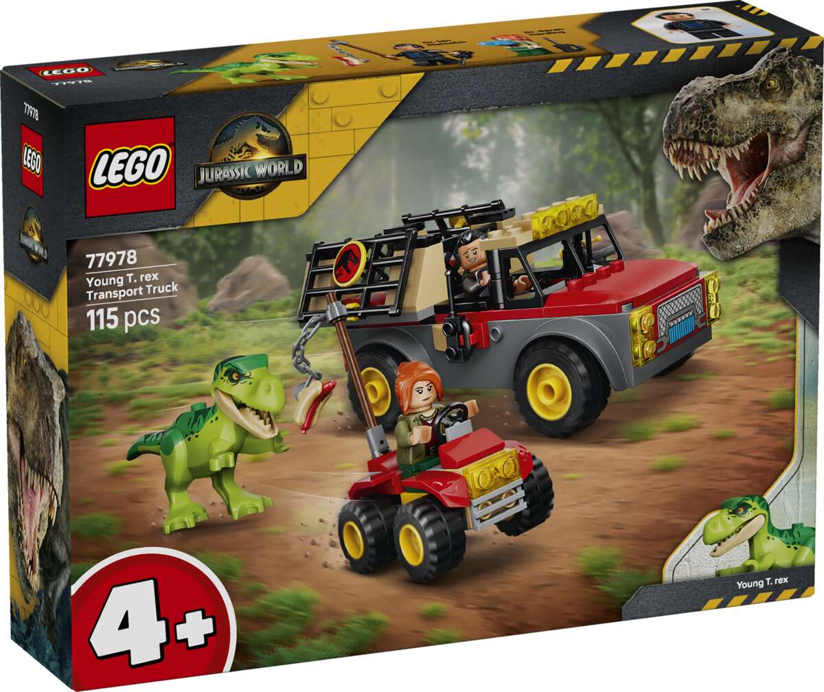 LEGO® Jurassic World T. rex-unge og transportlastebil 77978