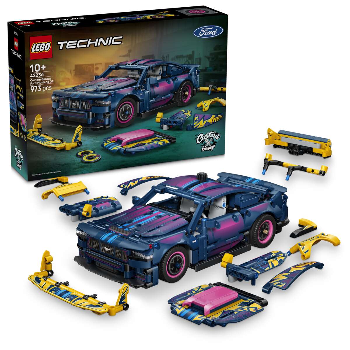 LEGO® Technic Verkstedstilpasset Ford Mustang GT-bil 42236