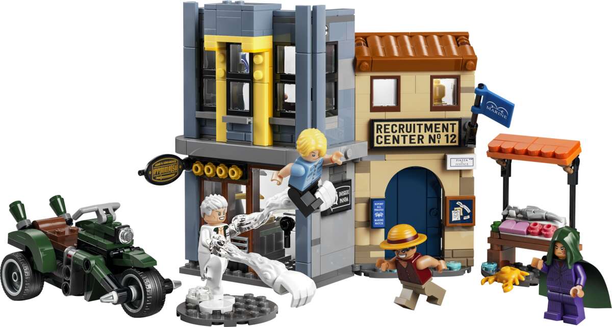 LEGO® ONE PIECE Oppgjør med kaptein Smoker 75642