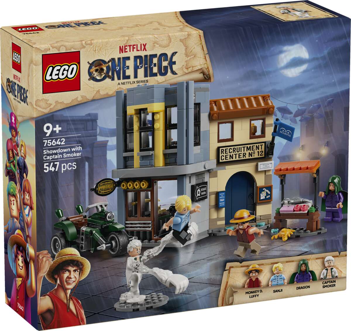 LEGO® ONE PIECE Oppgjør med kaptein Smoker 75642
