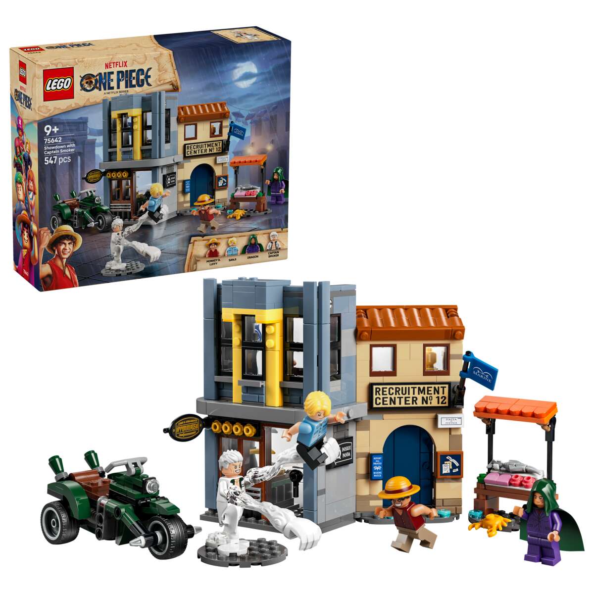 LEGO® ONE PIECE Oppgjør med kaptein Smoker 75642