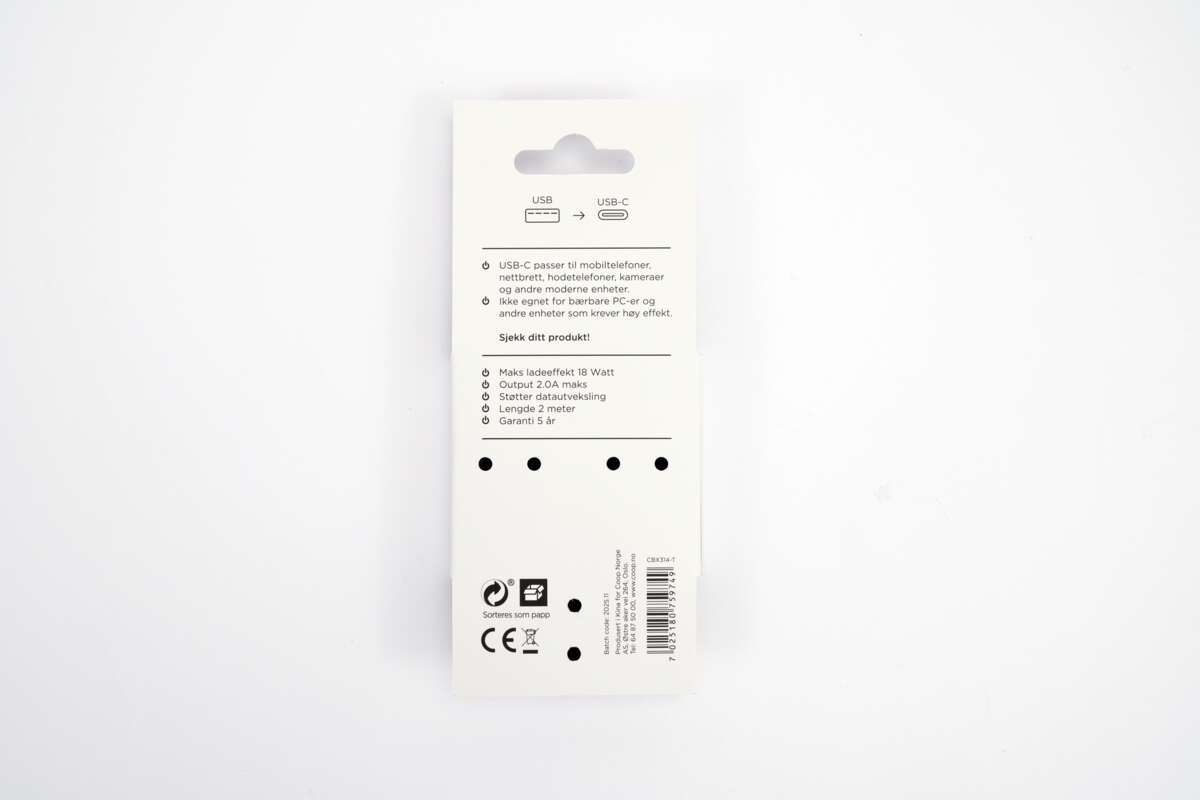ION Pro CBX314-T USB-C til USB-C silikonkabel 2 m