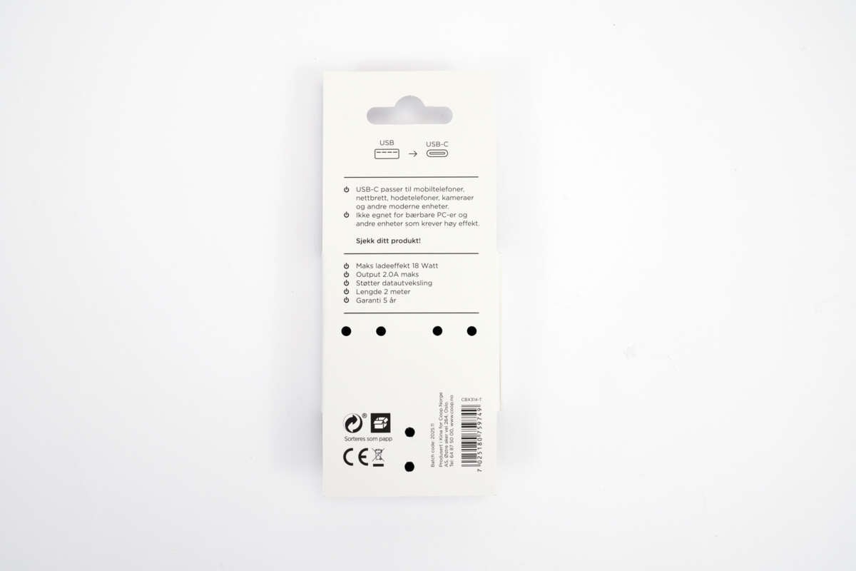 ION Pro CBX314-T USB-C til USB-C silikonkabel 2 m