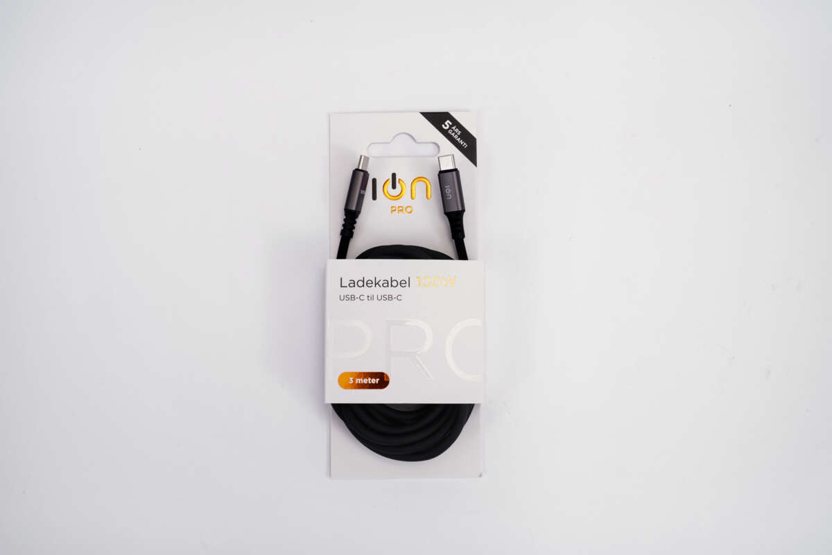 ION Pro CBX316-L USB-C til USB-C kabel 3 m