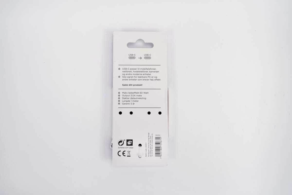 ION Pro USB-C til USB-C silikonkabel 1 m