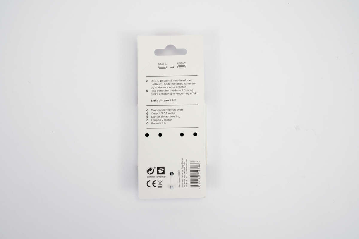ION Pro USB-C til USB-C silikonkabel 2 m