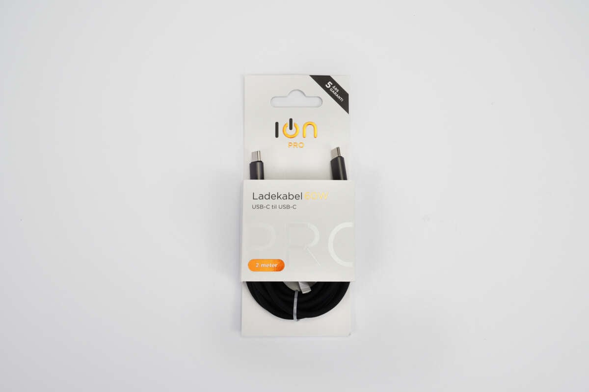 ION Pro USB-C til USB-C silikonkabel 2 m