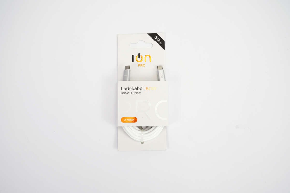 ION Pro CBX312-T-W USB-C til USB-C kabel 2 m