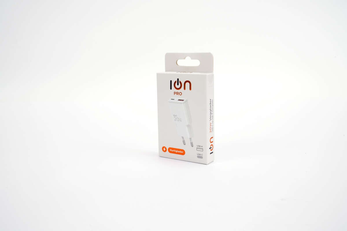 ION Pro UC127 PRO W 20W vegglader USB-C/USB-A