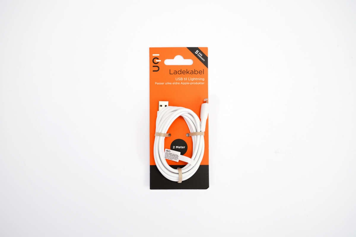 ION USB-A til Lightning-kabel 2 m