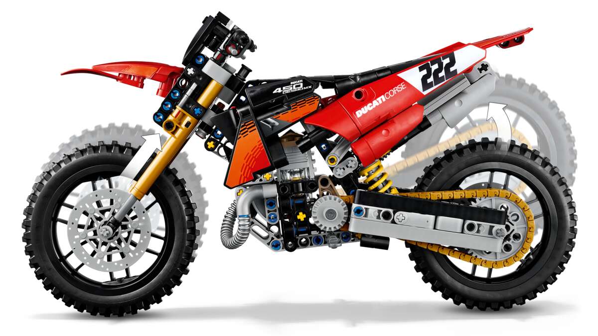 LEGO® Technic Ducati Desmo450 MX Factory-motorsykkel 42238