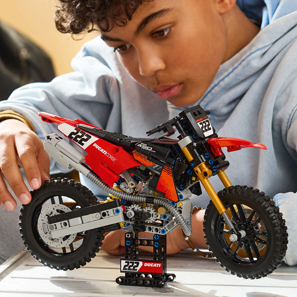 LEGO® Technic Ducati Desmo450 MX Factory-motorsykkel 42238