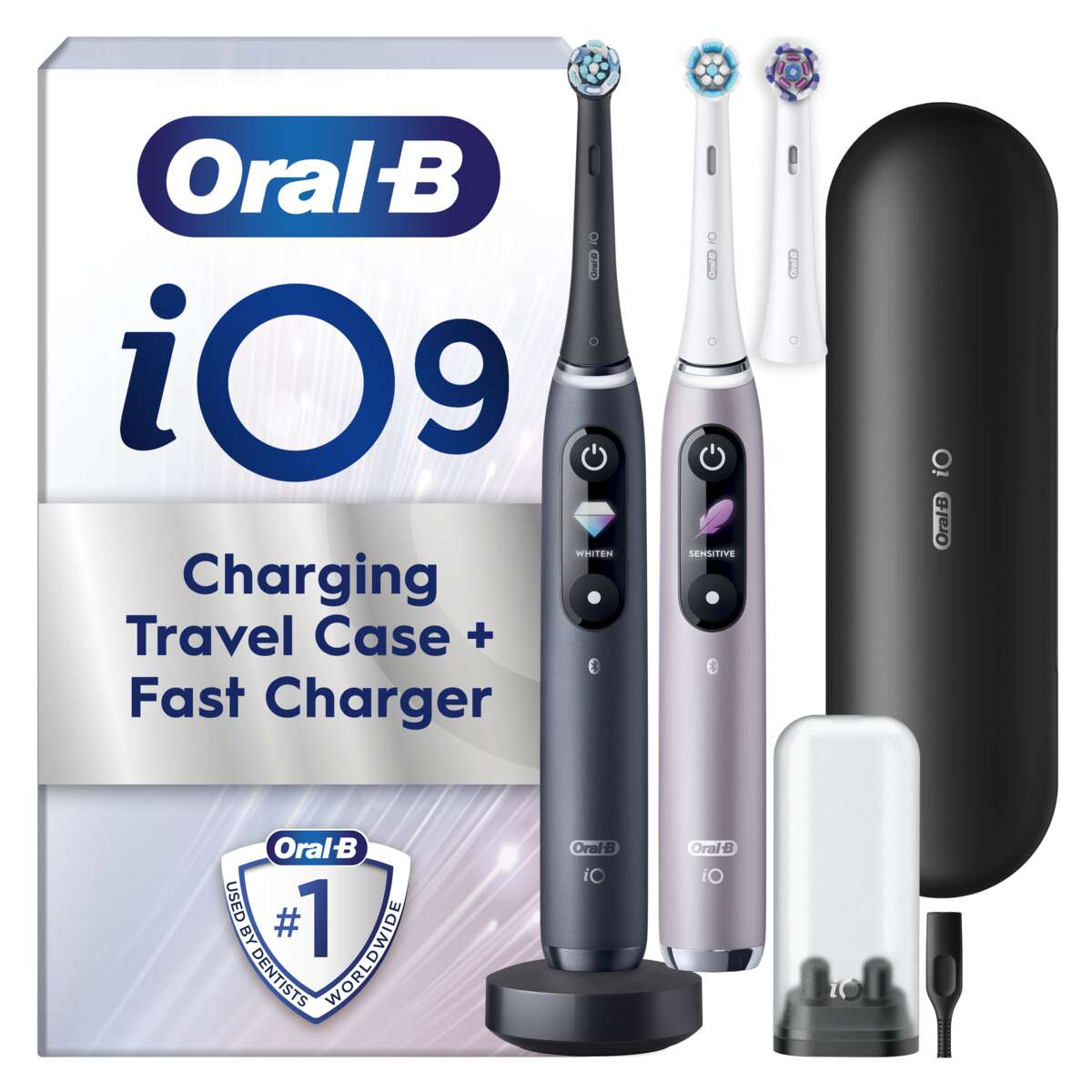 Oral-B™ iO9 elektrisk tannbørste 2pk