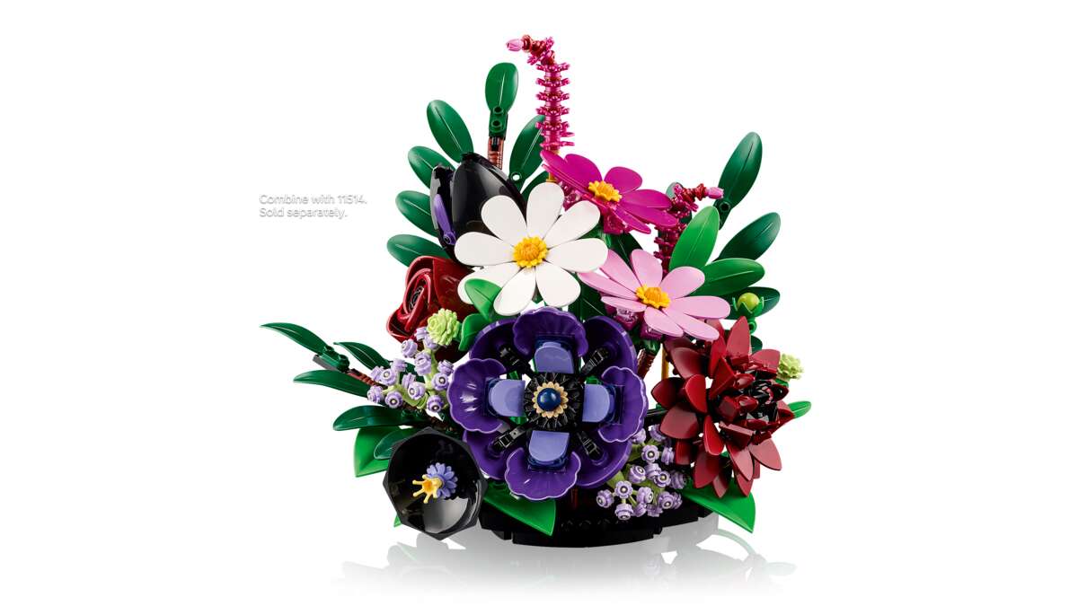 LEGO® Botanicals Blomsteroppsats i mørke farger 11513