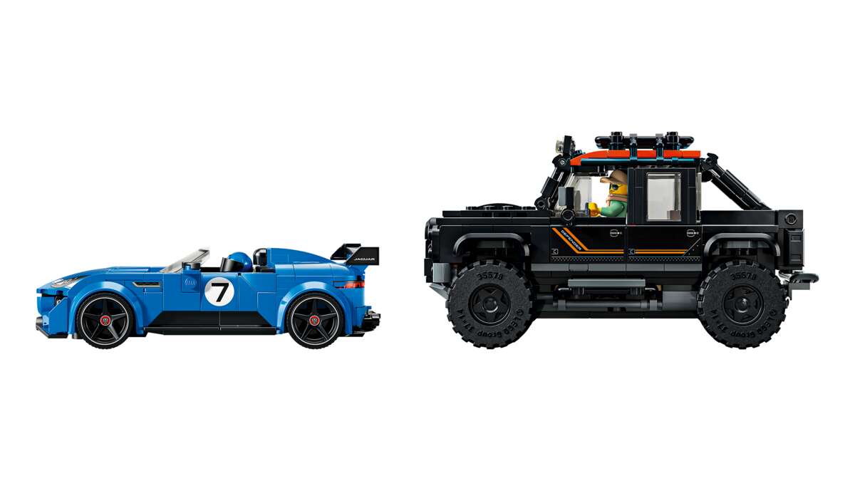 LEGO® Speed Champions Jaguar Project 7 og Land Rover Defender 77264