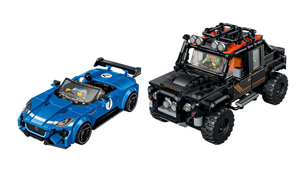 LEGO® Speed Champions Jaguar Project 7 og Land Rover Defender 77264