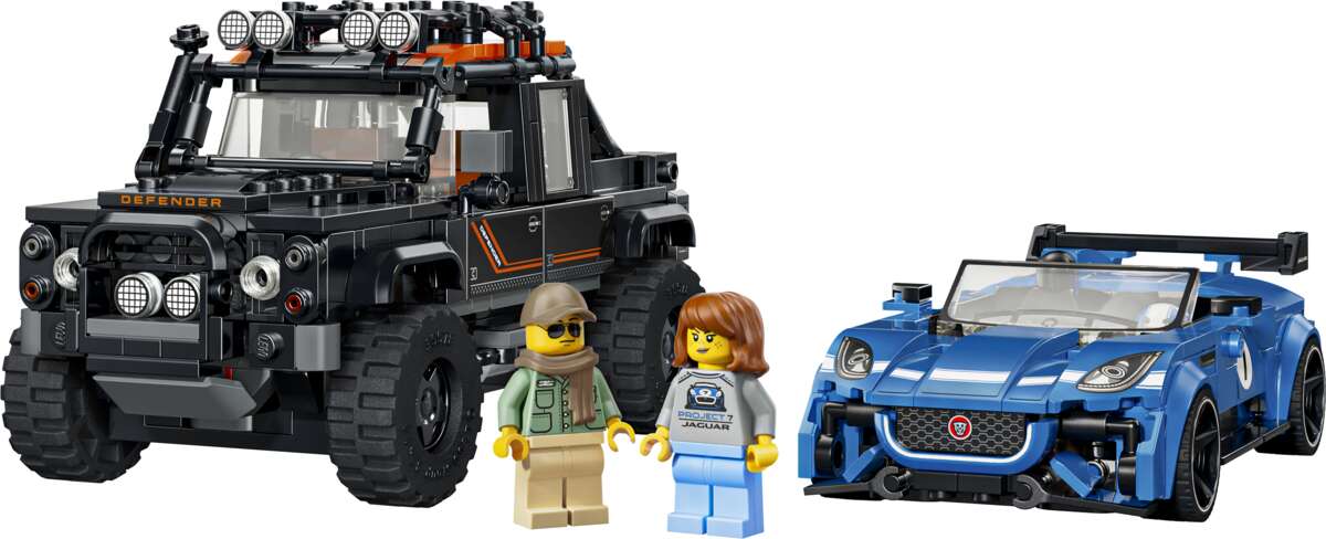 LEGO® Speed Champions Jaguar Project 7 og Land Rover Defender 77264
