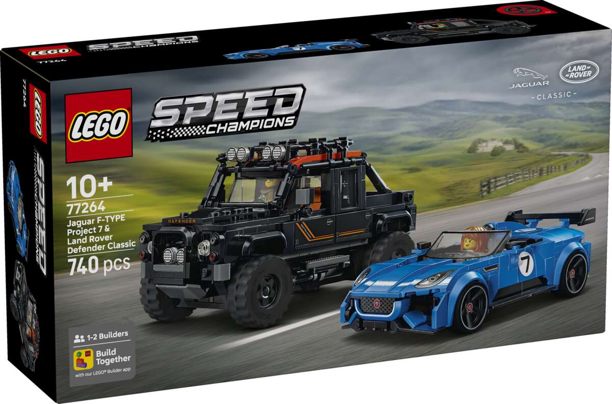LEGO® Speed Champions Jaguar Project 7 og Land Rover Defender 77264