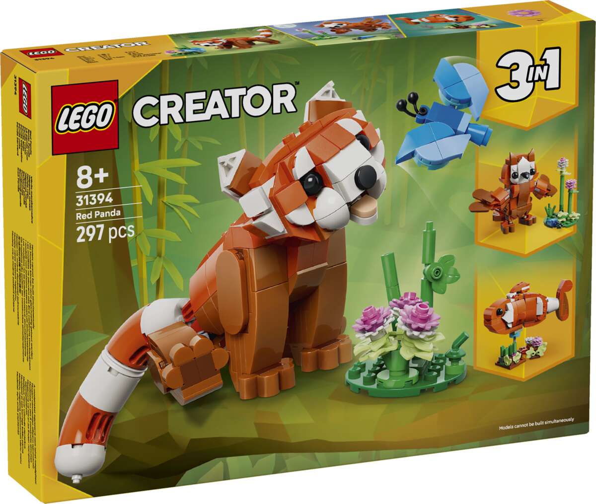 LEGO® Creator 3-i-1 Søte dyr: Rød panda 31394