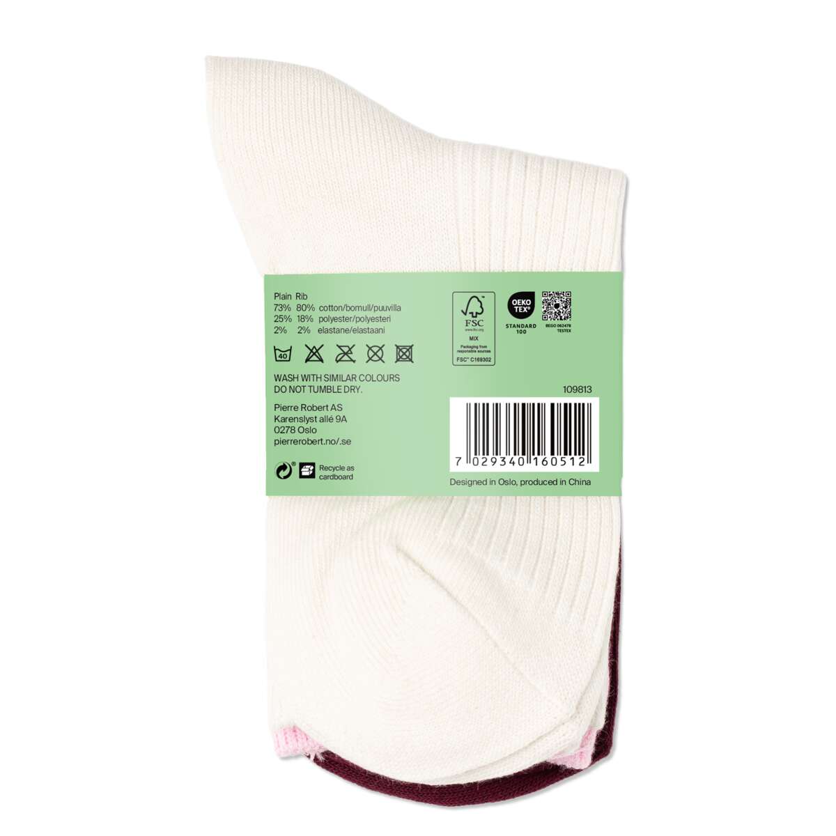 Pierre Robert Basic Socks 3-pk barn