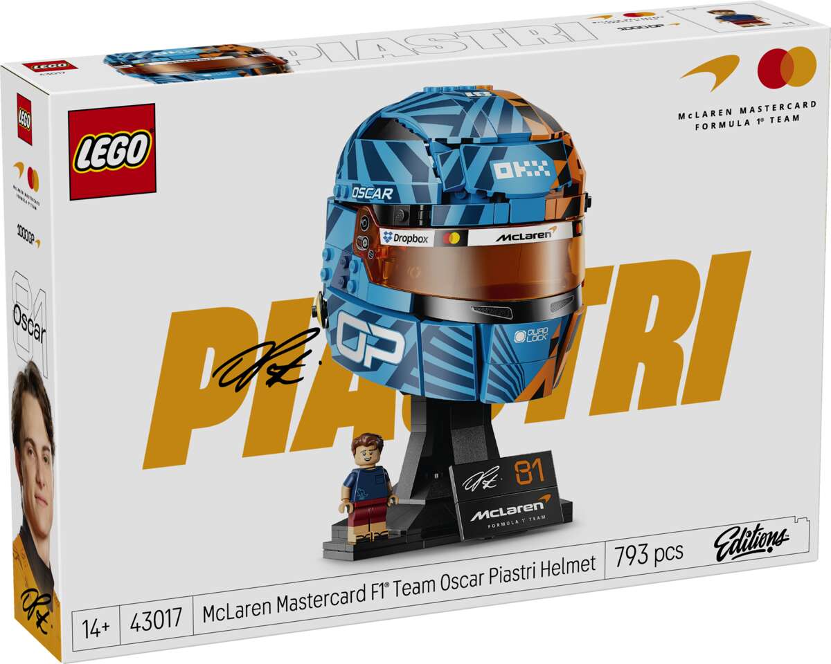 LEGO® Editions McLaren Mastercard F1® Team Oscar Piastri hjelm 43017