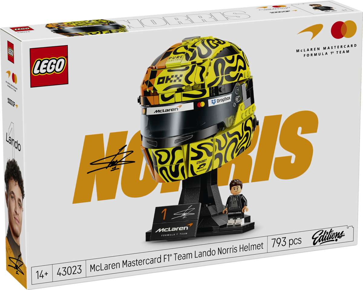 LEGO® Editions McLaren Mastercard F1® Team Lando Norris hjelm 43023