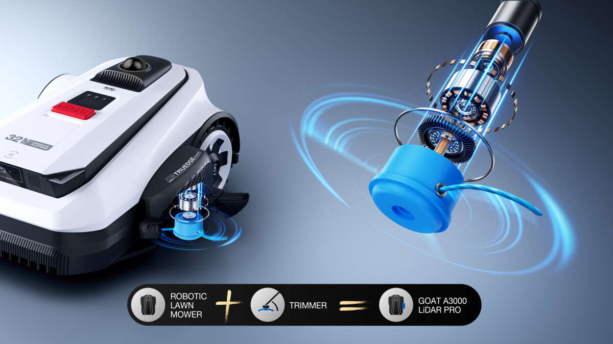 Ecovacs GOAT A1600 LiDAR PRO robotklipper