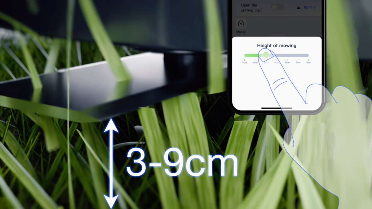 Ecovacs GOAT A1600 LiDAR PRO robotklipper