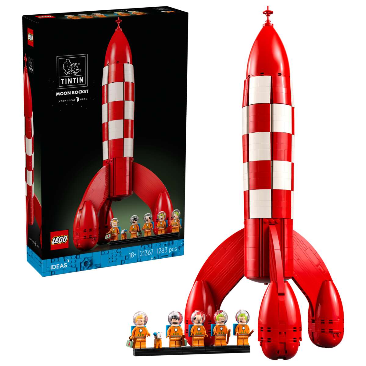 LEGO® Ideas Tintin® månerakett 21367