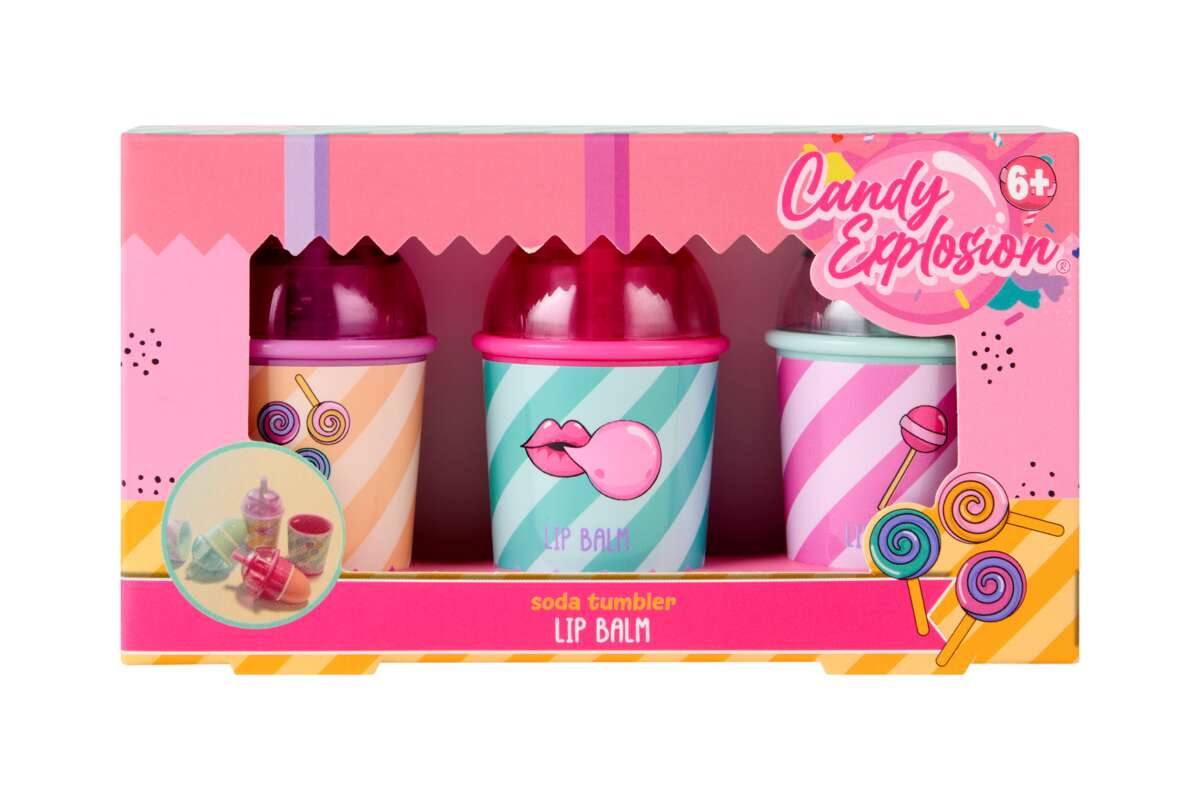 Create it! Candy Explosion leppepomadesett 3pk