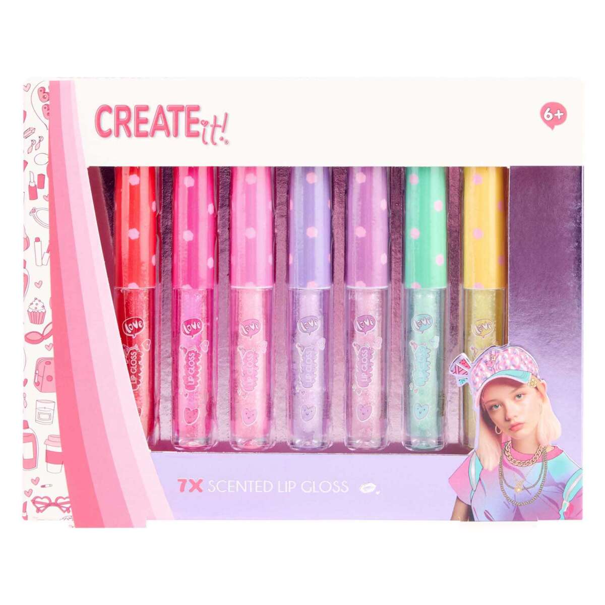 CREATE IT! Lip Gloss Fragrance & Glitter 7-pk