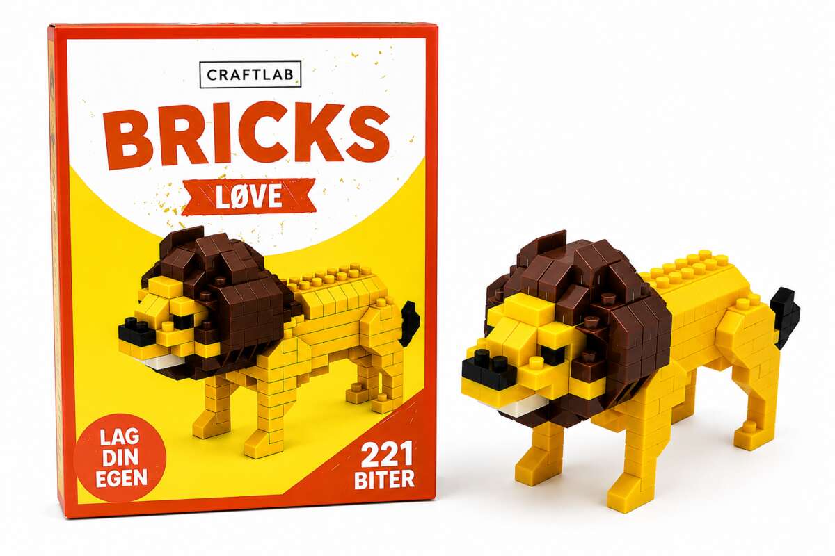 CRAFTLAB BRICKS Løve byggesett