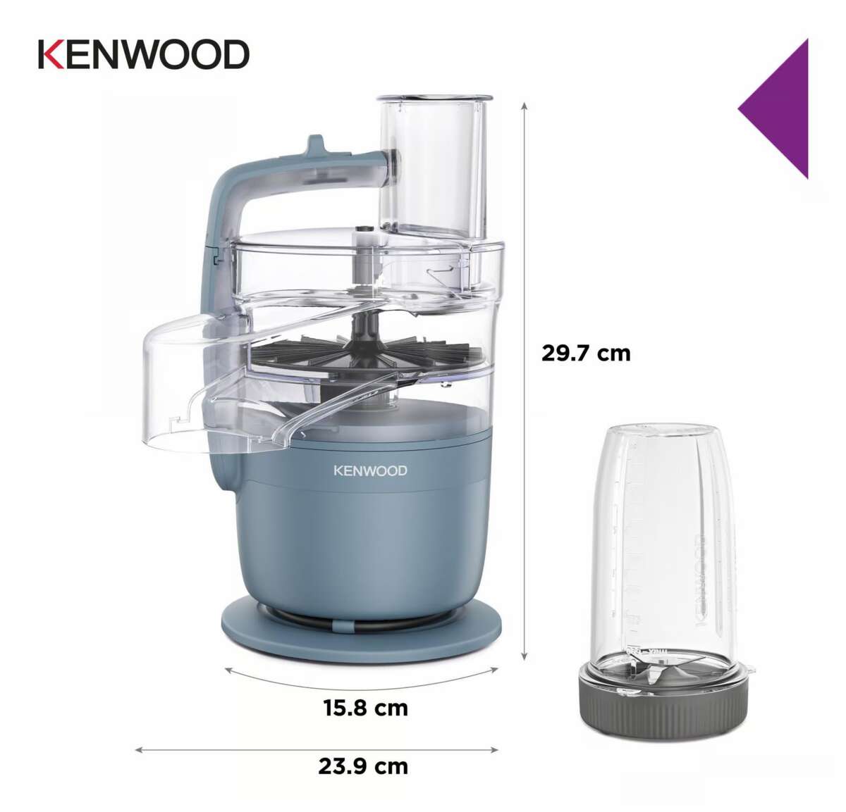 Kenwood MultiPro Go Blend FDP23.380GY foodprosessor