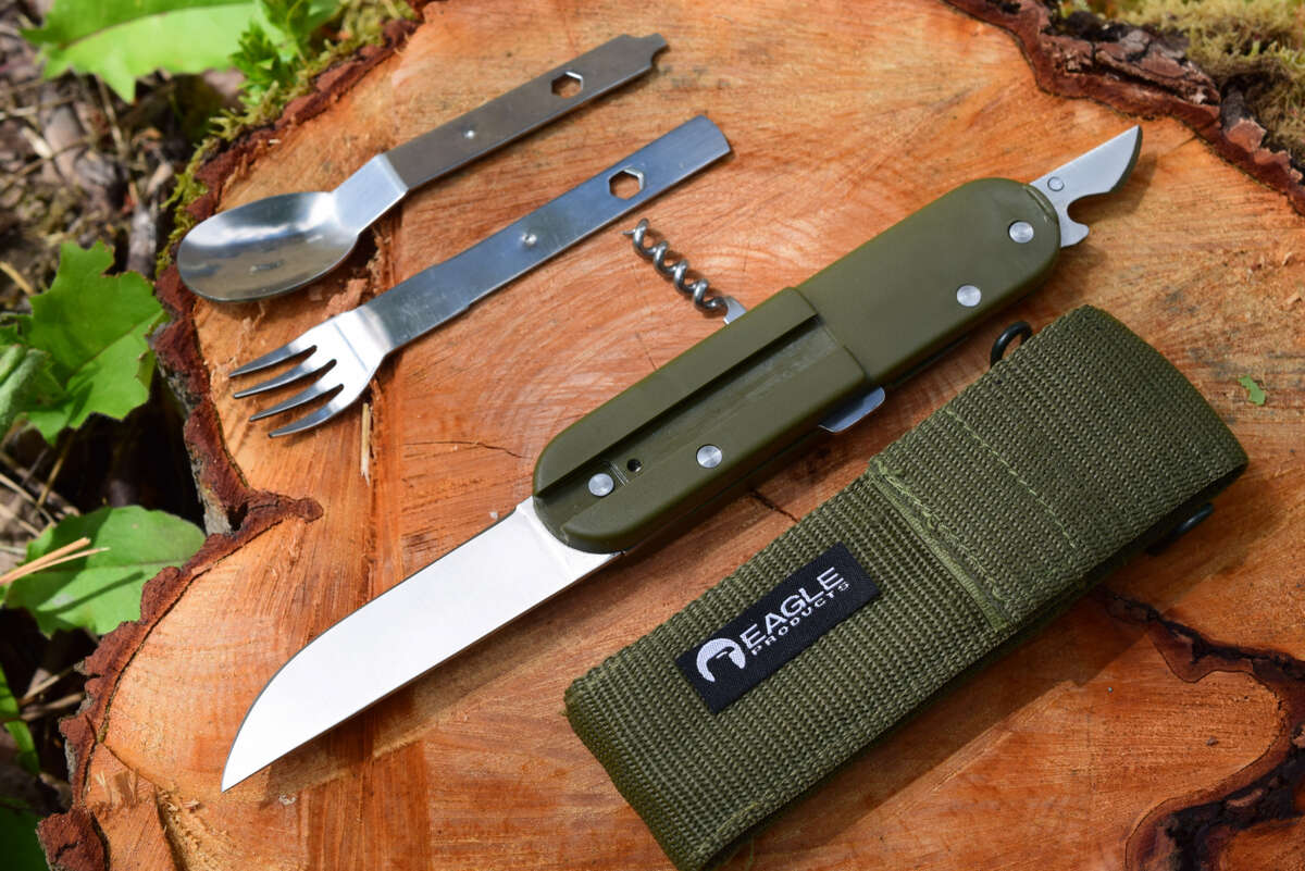 Eagle Products kniv Army med bestikk